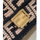 FENDI Iconic Baguette Handcrafted Raffia Handbag Model no: 8273B