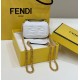 NANO BAGUETTE Super Mini Bag, Soft Sheepskin with Long Chain Shoulder Strap Model no: 8603