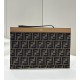 FF Monogram Fabric and Leather Clutch Model no: 8652