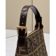 FENDi Vintage FF Underarm Bag, lined with lamb leather Model no: 8299s