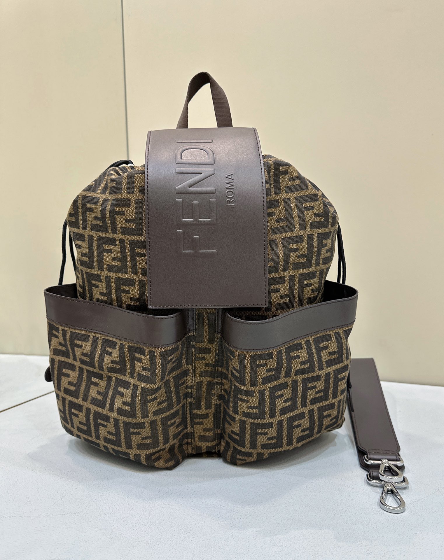 Fendi Vintage FF Double Shoulder Bag Model no: 8583