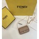 Fendi nano baguette, soft delicate lambskin with long chain shoulder strap Model no: 0136F