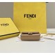 Fendi nano baguette, soft delicate lambskin with long chain shoulder strap Model no: 0136F