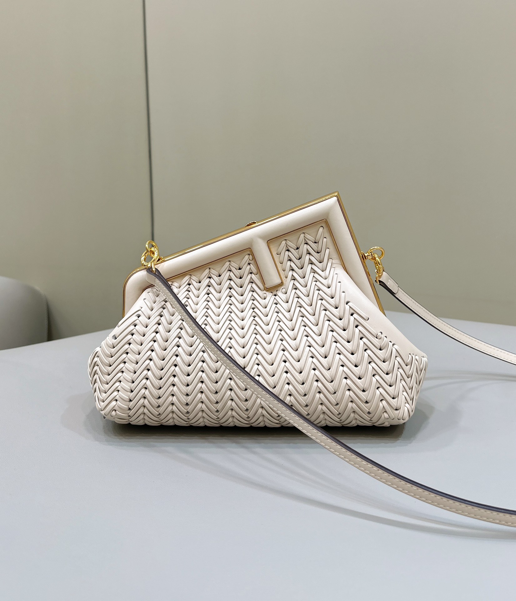 Fendi First Series, fine leather weaving Model no: 80156