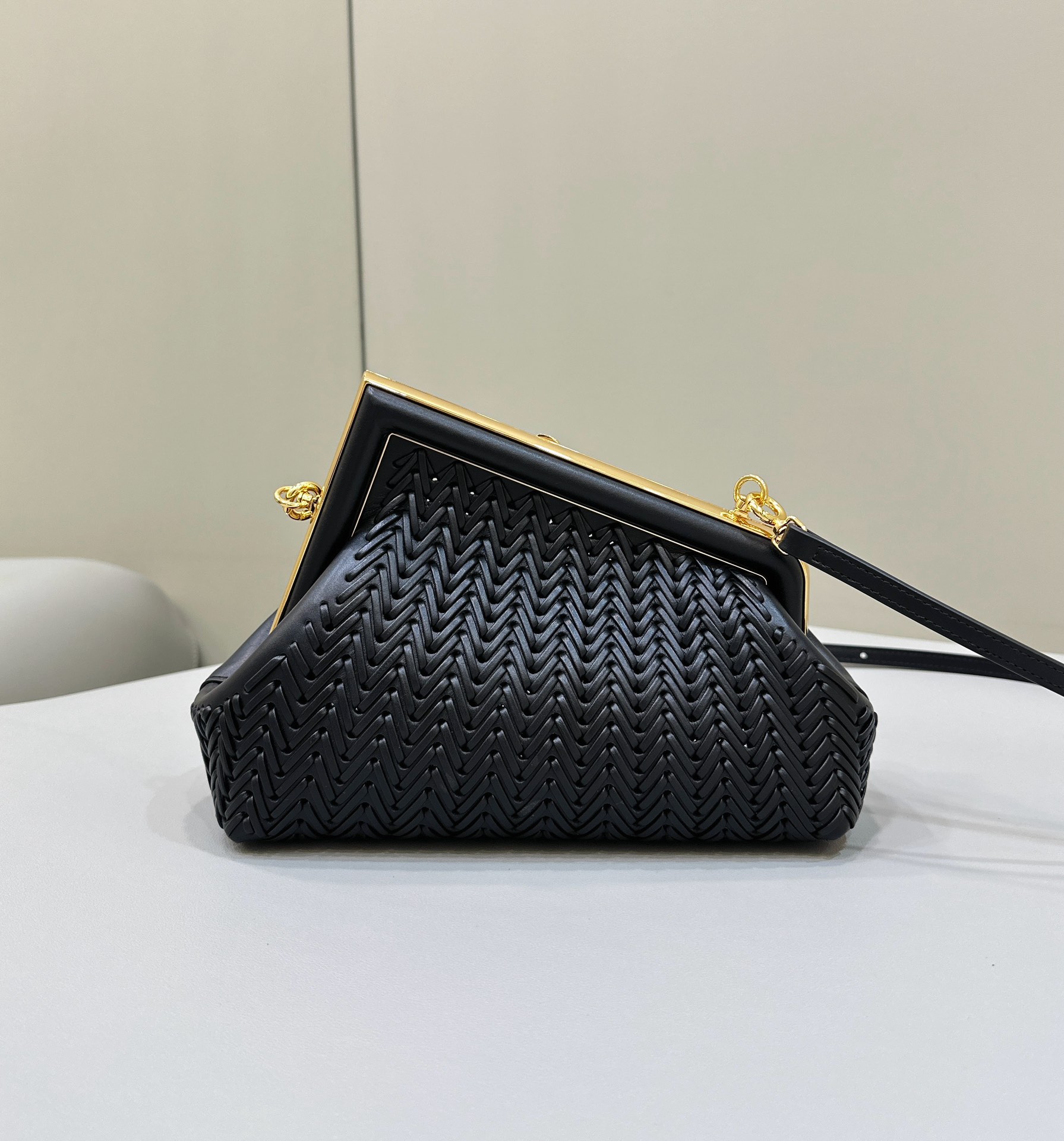 Fendi First Series, fine leather weaving Model no: 80156