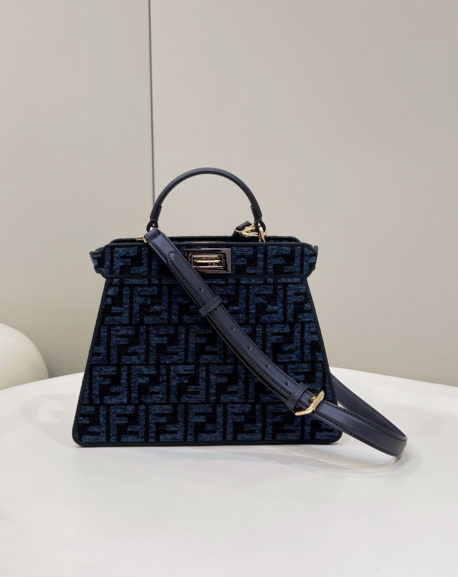 Fendi PEEKABOO, classic FF pattern Model no: 80106