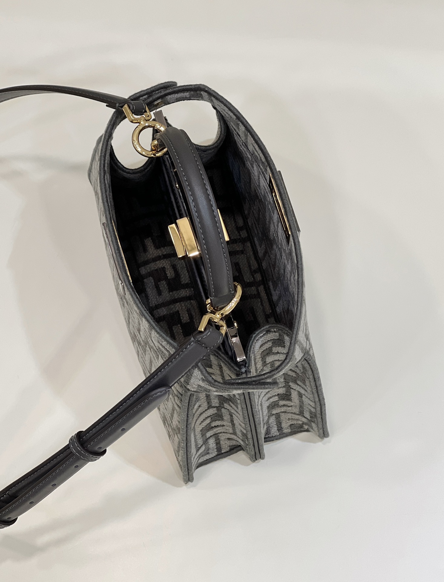 Fendi PEEKABOO, classic FF pattern Model no: 80106