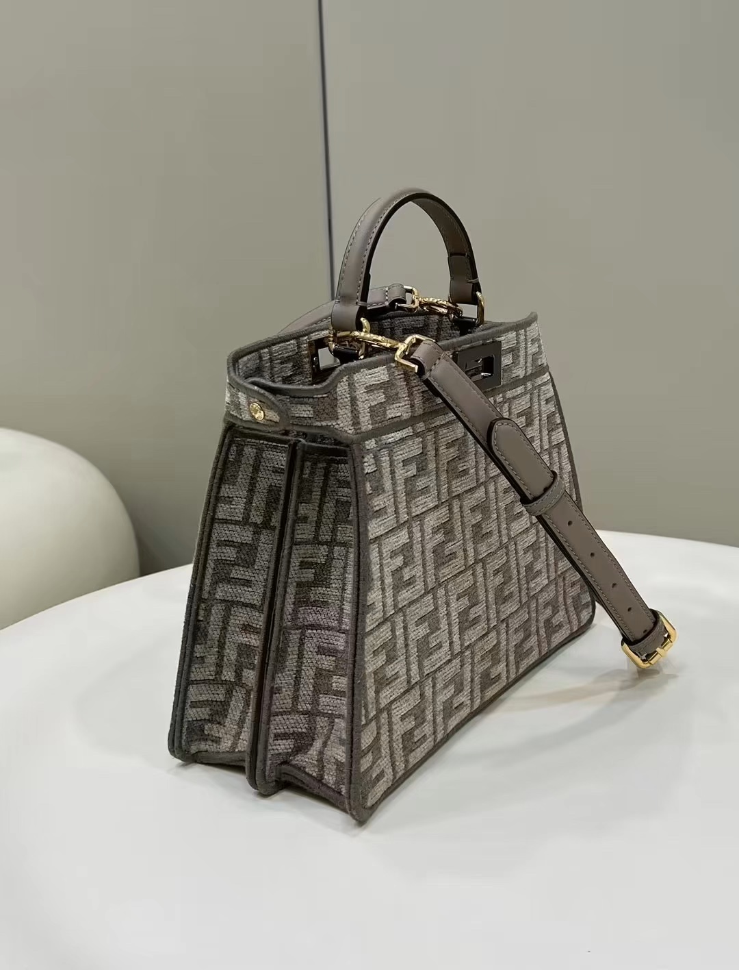 Fendi PEEKABOO, classic FF pattern Model no: 80106