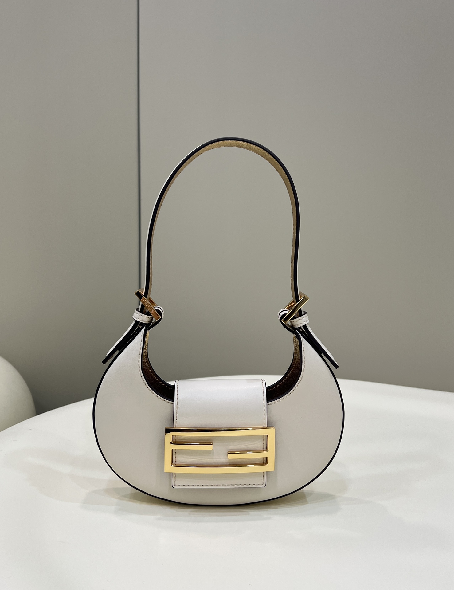 FENDI mini horn crescent bag, underarm bag Model no: 8556