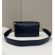 Baguette flip-over diagonal shoulder bag, lambskin Model no: 0135M