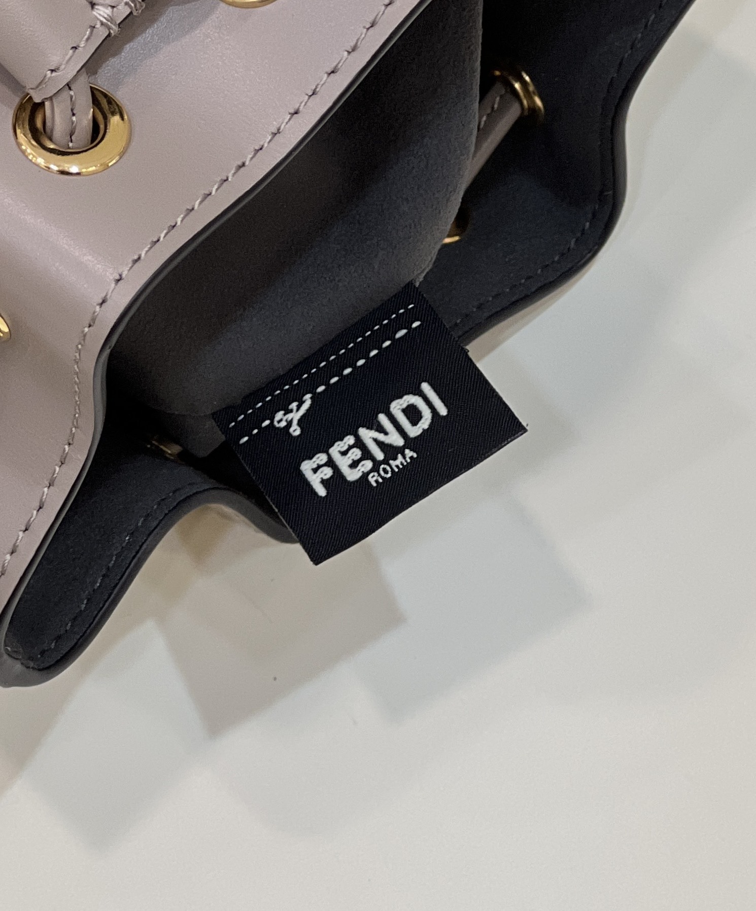 FENDI Mon Tresor mini bucket bag, Italian calf leather Model no: 8288