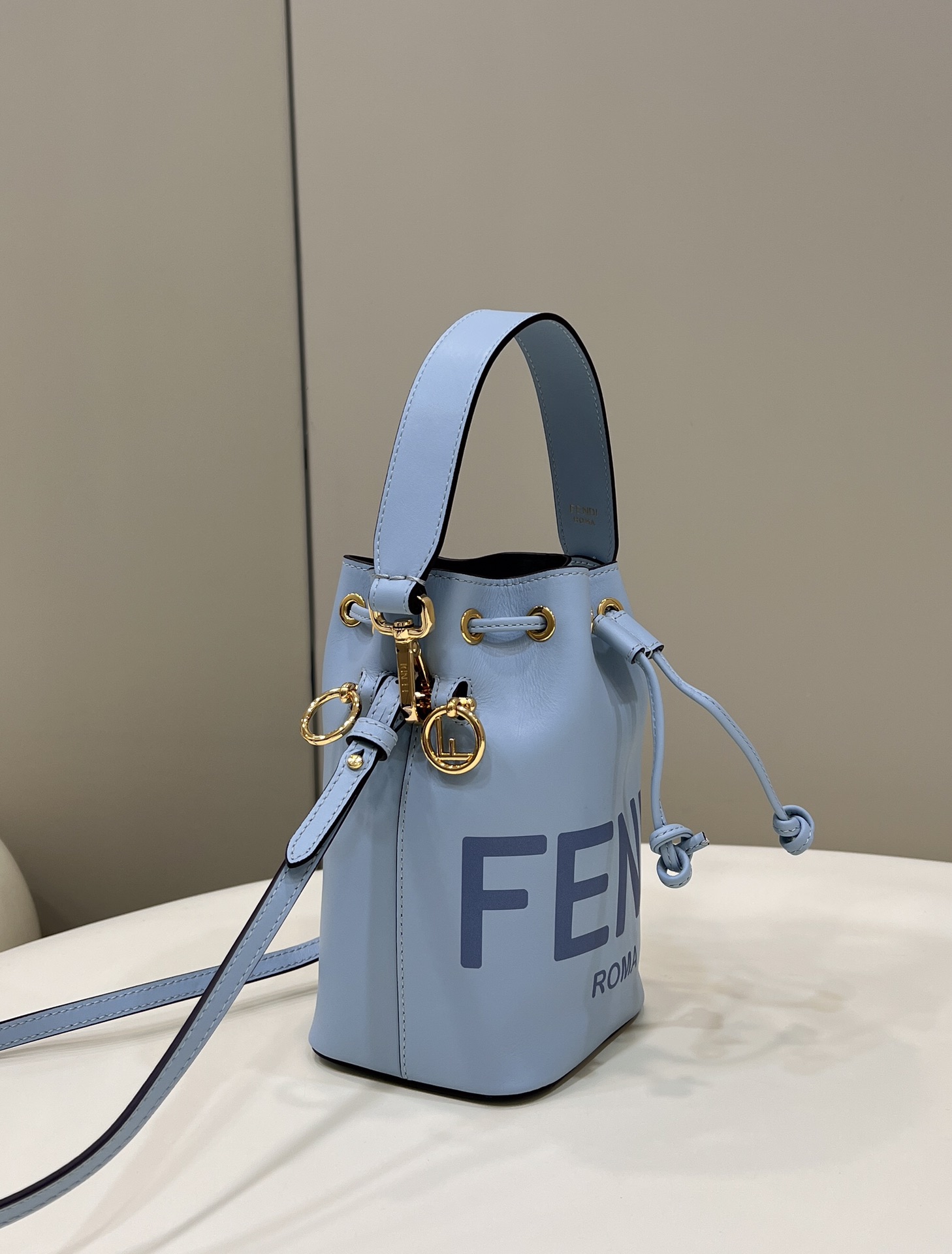 FENDI Mon Tresor mini bucket bag, Italian calf leather Model no: 8288