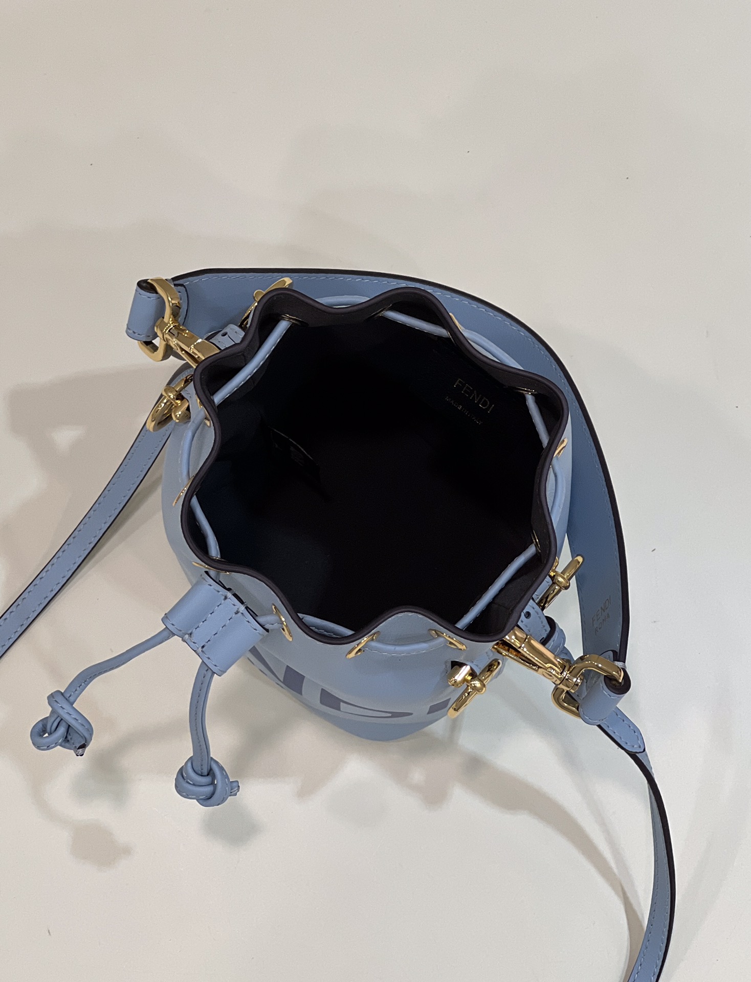 FENDI Mon Tresor mini bucket bag, Italian calf leather Model no: 8288