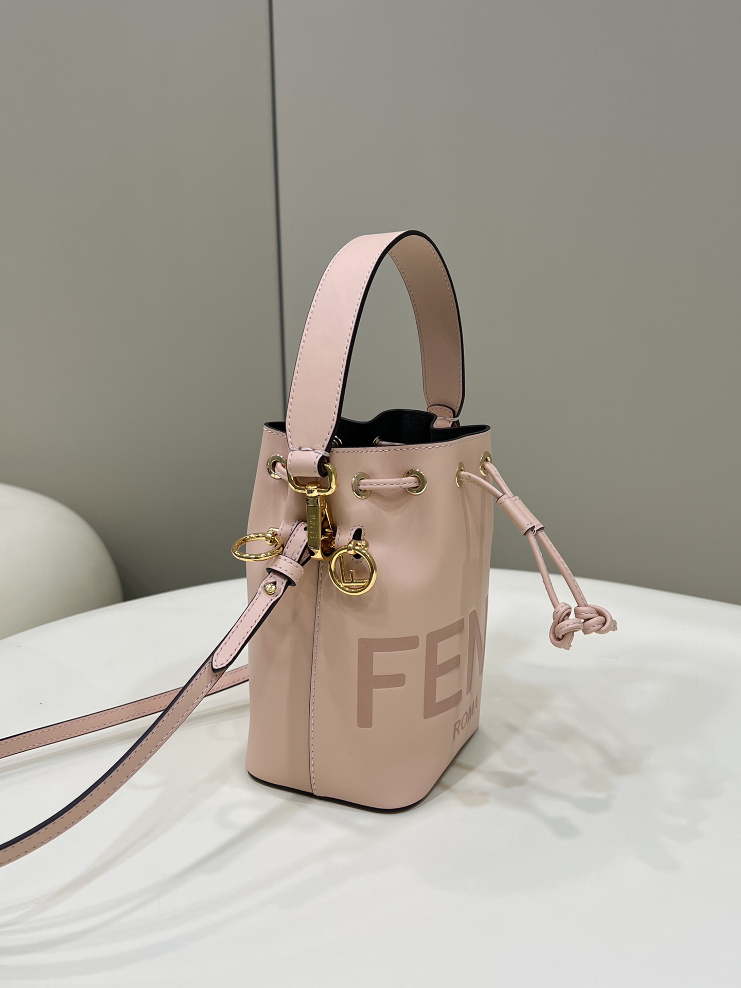 FENDI Mon Tresor mini bucket bag, Italian calf leather Model no: 8288