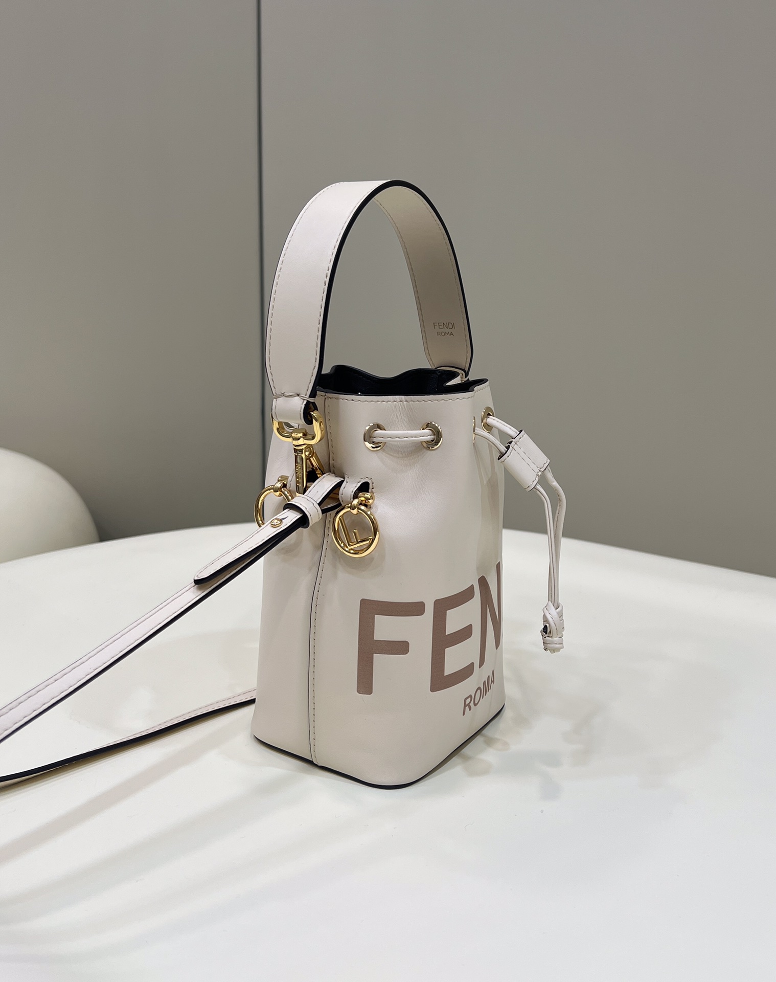 FENDI Mon Tresor mini bucket bag, Italian calf leather Model no: 8288