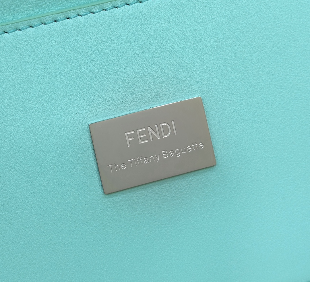 Baguette Series Tiffany Blue All Leather Model no: 80128