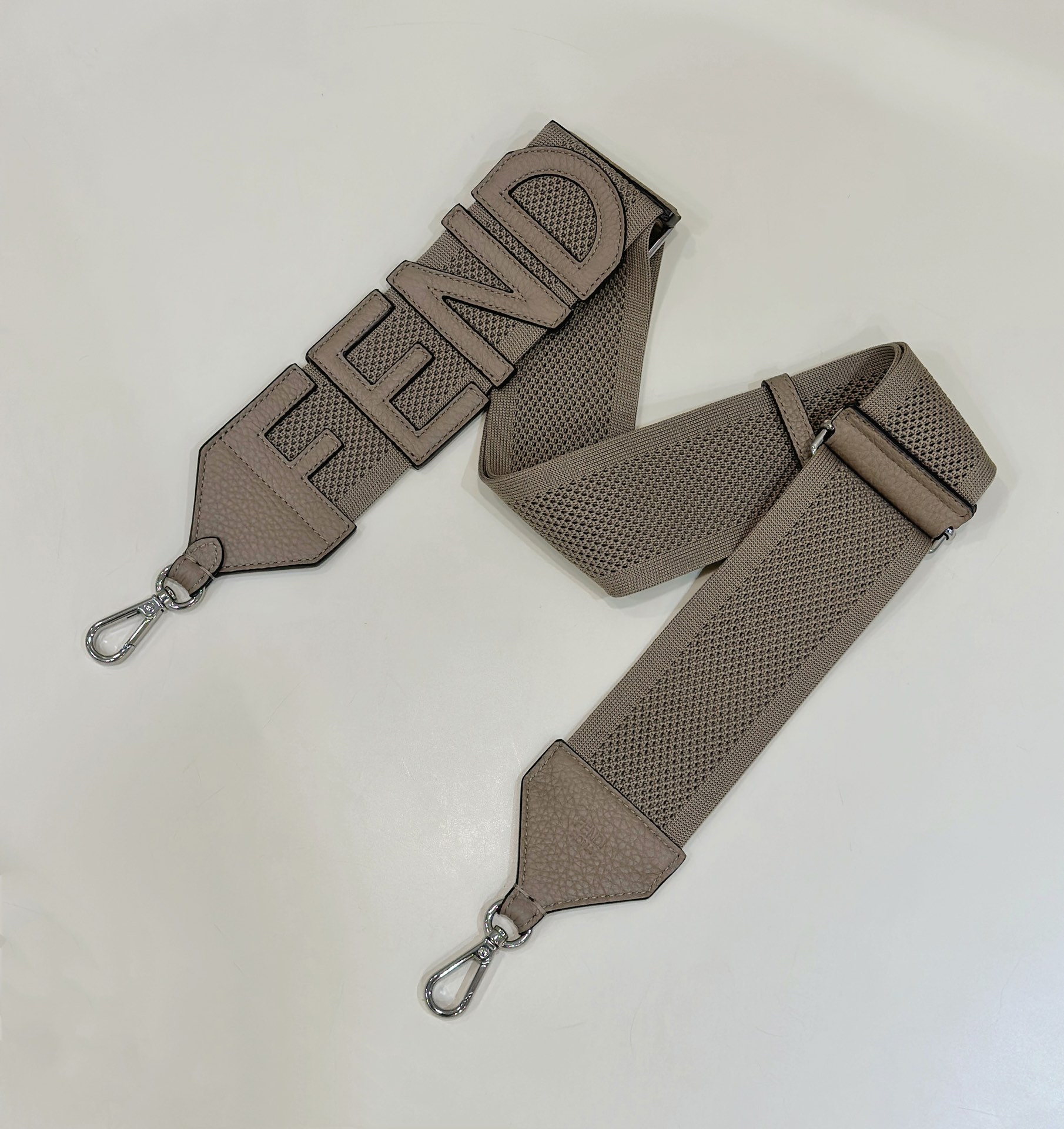 FENDI Strap Decorated with FENDI Leather Logo Design Model no: 915