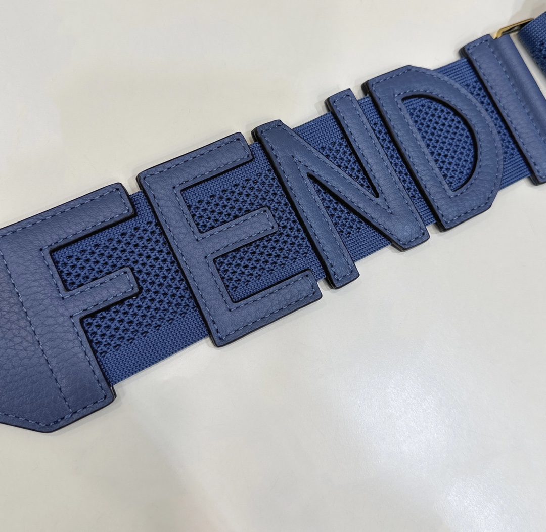 FENDI Strap Decorated with FENDI Leather Logo Design Model no: 915