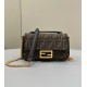 FF Baguette Crossbody Underarm Bag Chenille Material Model no: 8533A