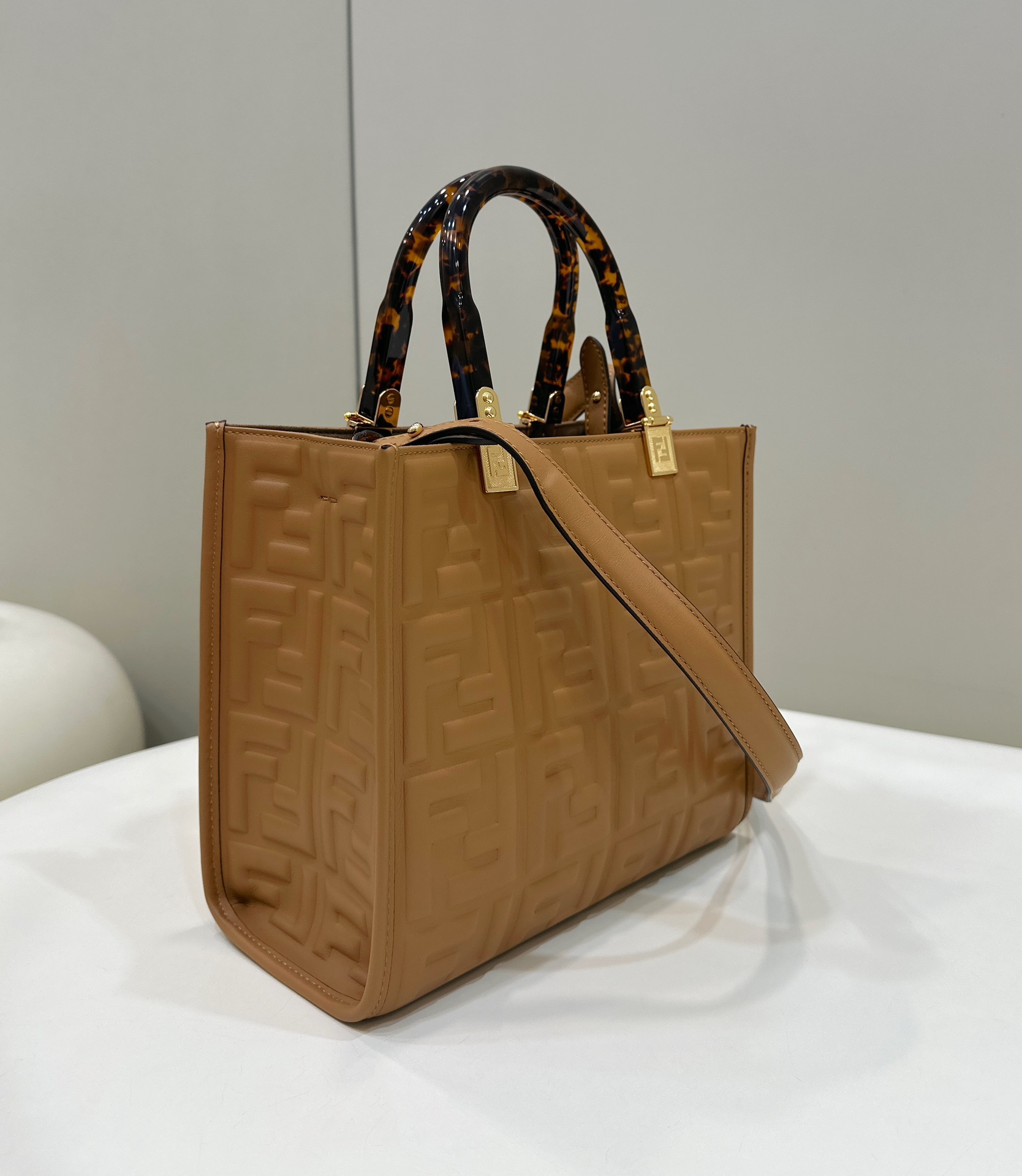 All Leather Embossed Tote Bag Cowhide Model no: 8618A