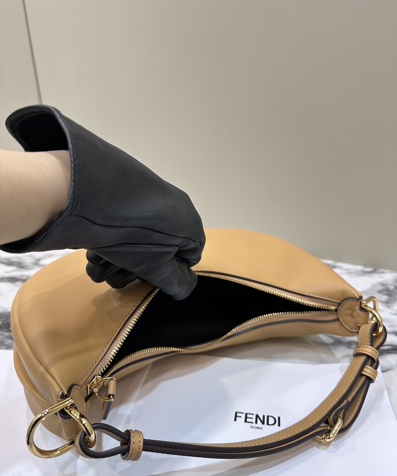 Fendigraphy Underarm Bag Calfskin Model no: 80056M