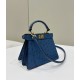 PEEKABOO ISeeU Petite Genuine Ostrich Leather Handbag Model no: 66801