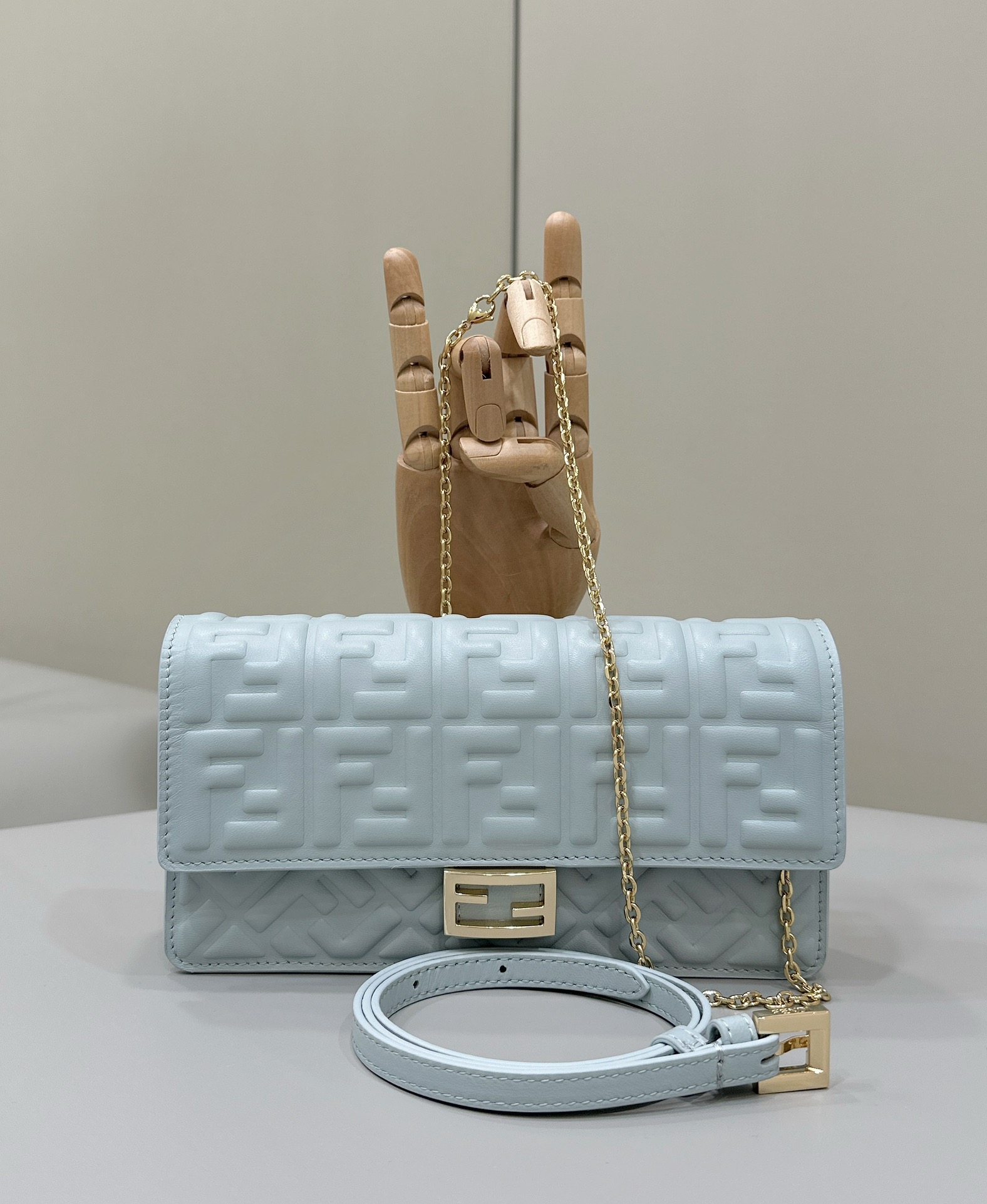 FENDI Baguette Chain Bag, Lambskin Model no: 8638A