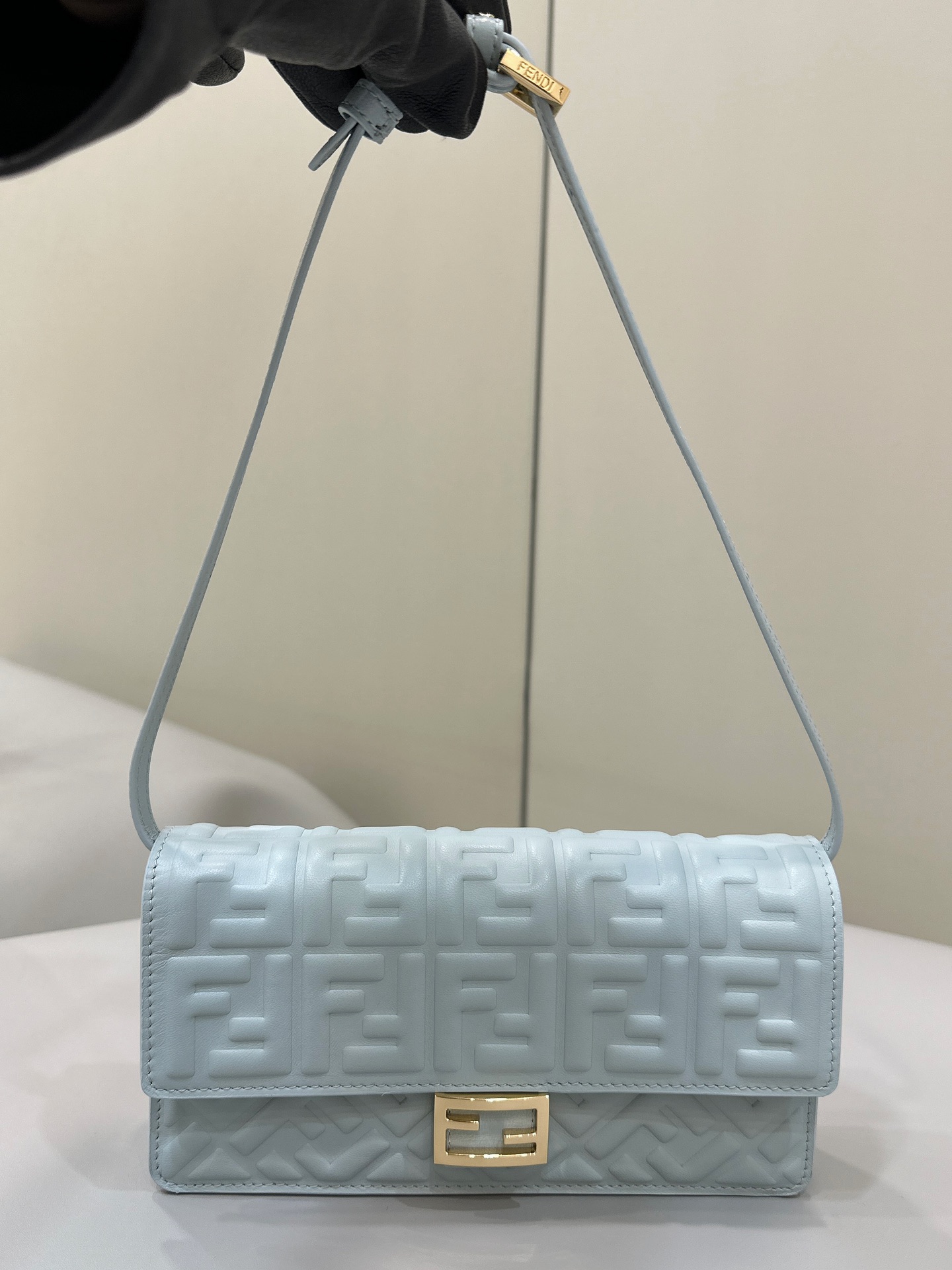 FENDI Baguette Chain Bag, Lambskin Model no: 8638A