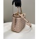 Iconic PEEKABOO Small Handbag, Handwoven Pure Cowhide Model no: 80109