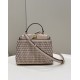 Iconic PEEKABOO Small Handbag, Handwoven Pure Cowhide Model no: 80109