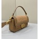 Baguette Handbag, Handcrafted Full Cowhide Weaving Model no: 8630