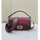 Baguette Handbag, Handcrafted Full Cowhide Weaving Model no: 8630