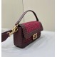 Baguette Handbag, Handcrafted Full Cowhide Weaving Model no: 8630