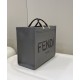 Tote Shopping Bag, Cowhide, Amber Handles and Double F Custom Hardware Model no: 8266