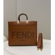 Tote Shopping Bag, Cowhide, Amber Handles and Double F Custom Hardware Model no: 8266s