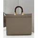 Tote Shopping Bag, Cowhide, Amber Handles and Double F Custom Hardware Model no: 8266s