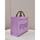 Tote Shopping Bag, Cowhide, Amber Handles and Double F Custom Hardware Model no: 8266s