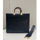 Tote Shopping Bag, Cowhide, Amber Handles and Double F Custom Hardware Model no: 8266