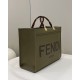 Tote Shopping Bag, Cowhide, Amber Handles and Double F Custom Hardware Model no: 8266s