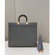 Tote Shopping Bag, Cowhide, Amber Handles and Double F Custom Hardware Model no: 8266s