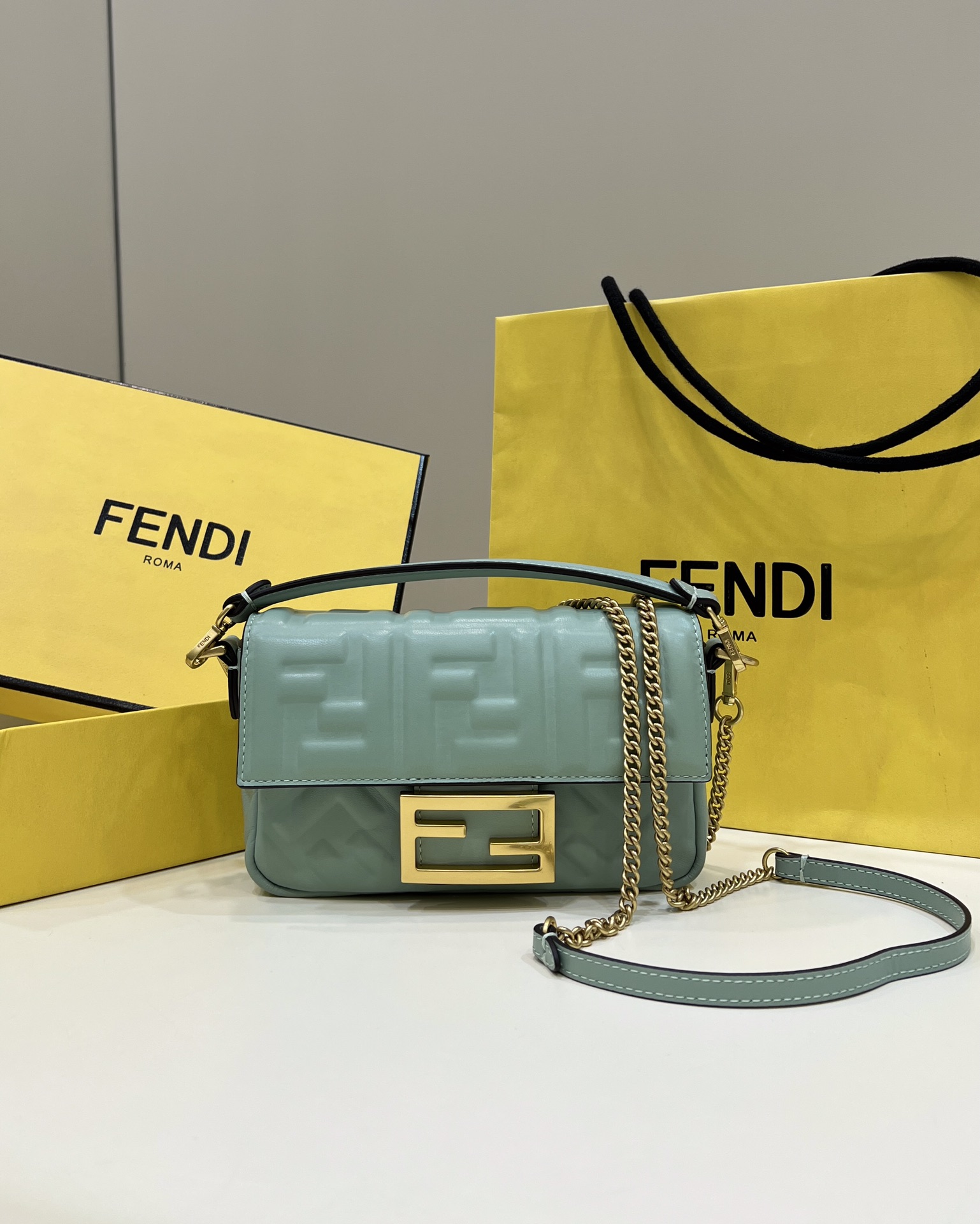 Fendi Baguette Bag, Sheepskin, Mini Version Model no: 0135As