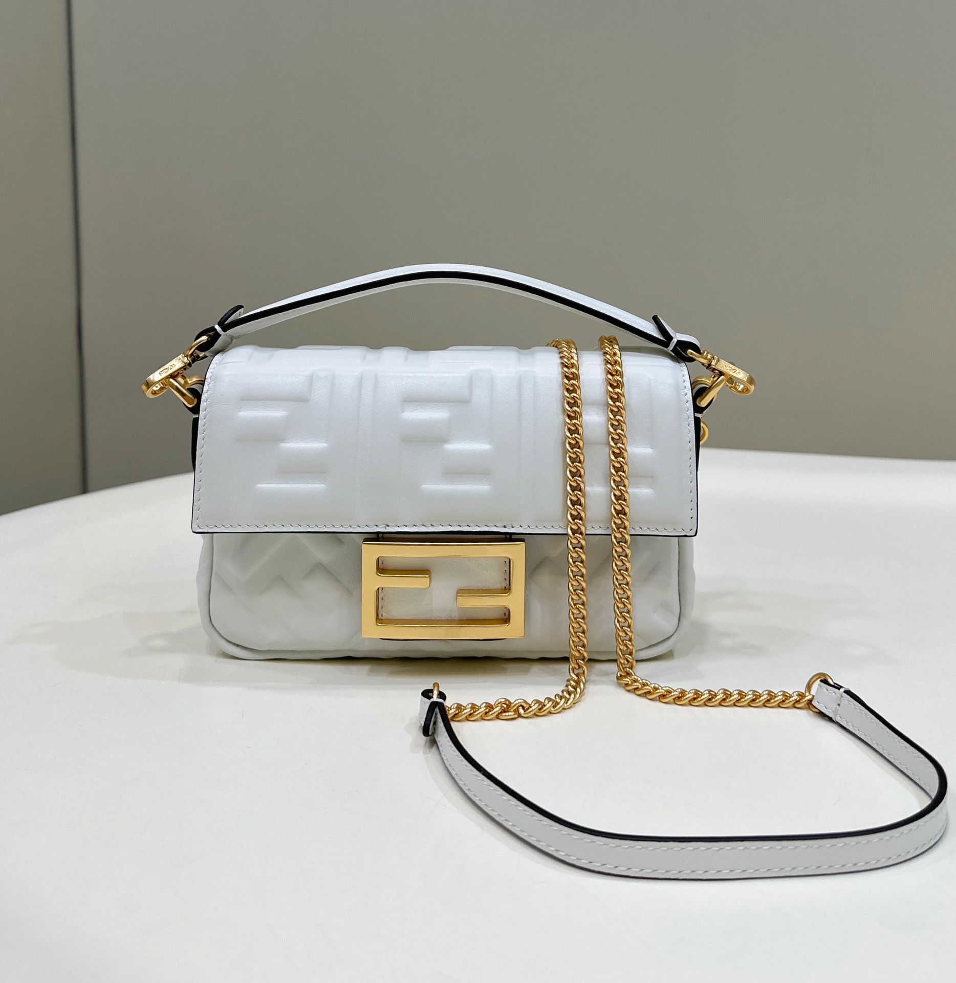 Fendi Baguette Bag, Sheepskin, Mini Version Model no: 0135s