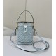 Fendi Small MON TRESOR Bucket Bag, Calfskin Stitching Model no: 8637A