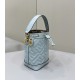 Fendi Small MON TRESOR Bucket Bag, Calfskin Stitching Model no: 8637A