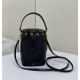 Fendi Small MON TRESOR Bucket Bag, Calfskin Stitching Model no: 8637A