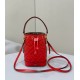 Fendi Small MON TRESOR Bucket Bag, Calfskin Stitching Model no: 8637A