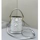 Fendi Small MON TRESOR Bucket Bag, Calfskin Stitching Model no: 8637A