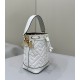 Fendi Small MON TRESOR Bucket Bag, Calfskin Stitching Model no: 8637A