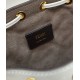 Fendi Small MON TRESOR Bucket Bag, Calfskin Stitching Model no: 8637A