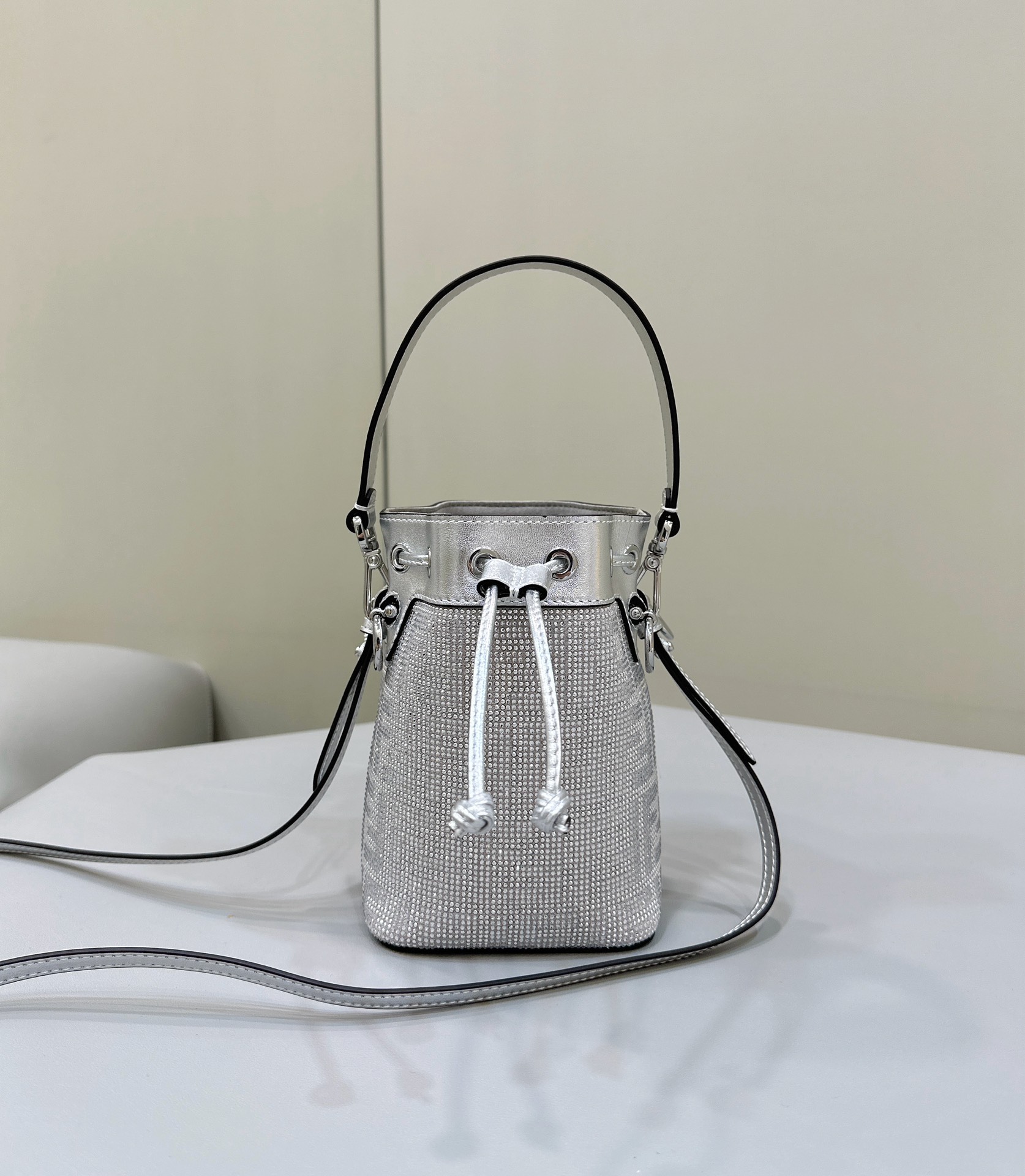 Fendi Small MON TRESOR Bucket Bag, Suede Material Model no: 8633